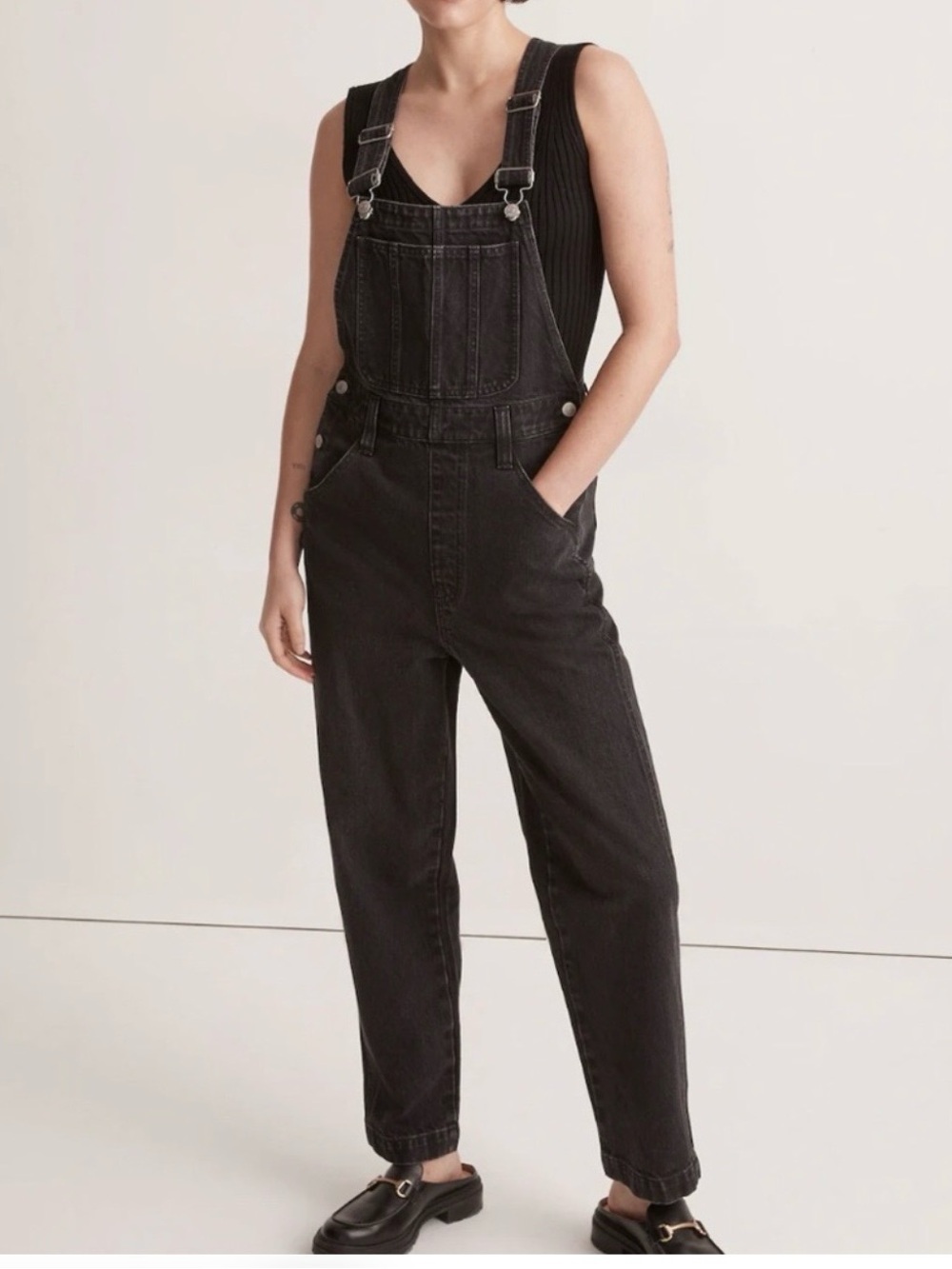 Madewell Straight Leg Overall/Lunar Wash